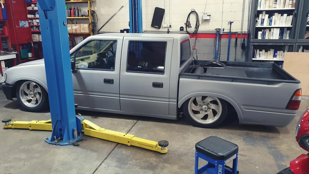 A ute at the Thornleigh workshop